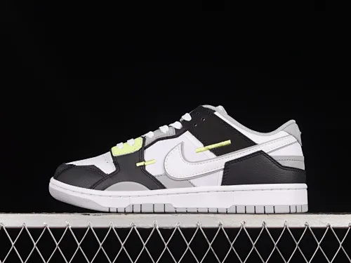 All Categories Nk SB Dunk Series Nk SB Dunk Low Low-top Skateboard Shoes Nk Dunk Scrap "Wolf Grey" Wolf Gray Stitched Low-top Skateboard Shoes DC9723-001